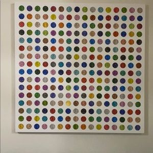Dots- Sparkly Dots inspired by HIRST